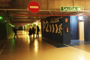 Aparcamiento subterráneo del Complejo de la Evolución
